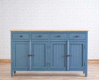 Spain Wooden Large Sideboard Cabinet  - China-Blue