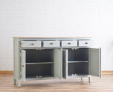 Spain Wooden Large Sideboard Cabinet  - Cool-Grey