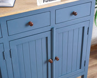 Spain Wooden Large Sideboard Cabinet  - China-Blue