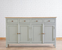 Spain Wooden Large Sideboard Cabinet  - Cool-Grey