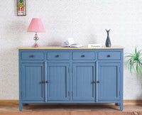 Spain Wooden Large Sideboard Cabinet  - China-Blue