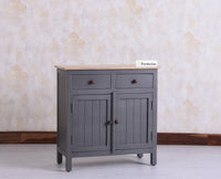 Spain Wooden Two door Sideboard Cabinet - Sideboard - Furniselan