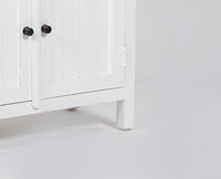 Spain Wooden Two door Sideboard Cabinet Furniselan - Milky-White