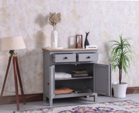 Spain Wooden Two door Sideboard Cabinet - Sideboard - Furniselan