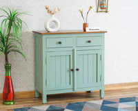 Spain Wooden Two door Sideboard Cabinet Furniselan - Silt-Green
