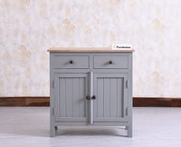 Spain Wooden Two door Sideboard Cabinet - Sideboard - Furniselan