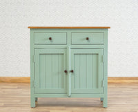 Spain Wooden Two door Sideboard Cabinet Furniselan - Silt-Green