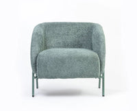 Sunbeam Lounge Chair – Modern Upholstered Lounge Chair for Home & Café Green