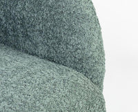Sunbeam Lounge Chair – Modern Upholstered Lounge Chair for Home & Café Green