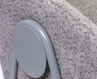 Sunbeam Lounge Chair – Modern Upholstered Lounge Chair for Home & Café Grey