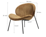 Sunbloom Lounge Chair - Dining Chair - Furniselan - Mustard-Orange