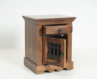 Sweden Bedside Table Furniselan-Teak-Finish