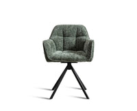 Synera Link Dining Chair – Modern Upholstered Dining Chair for Home & Café Green