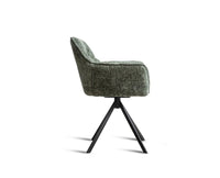 Synera Link Dining Chair – Modern Upholstered Dining Chair for Home & Café Green