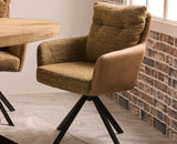 Synluxe Halo Chair – Modern Upholstered Dining Chair for Home & Café