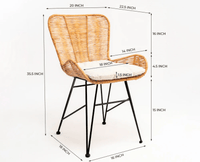 Tawang Breeze Cane Outdoor Chair Furniselan - Natural