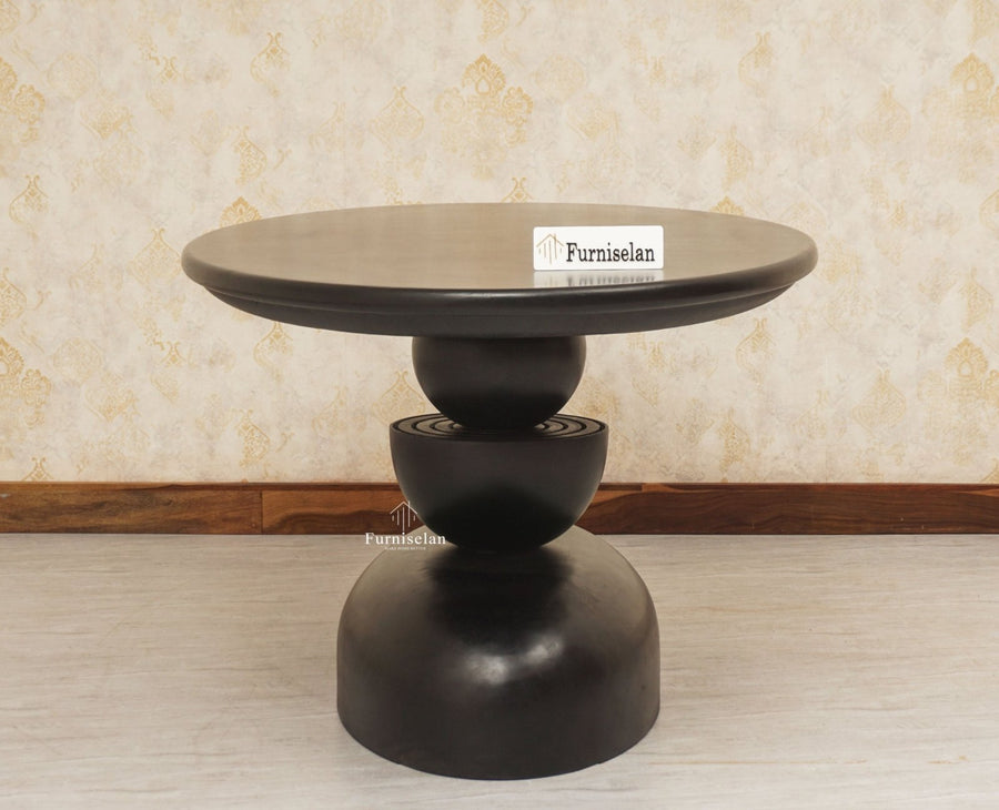 Telford Wooden Oval Dining Table Six Seater with Six Chairs Furniselan Black Finish