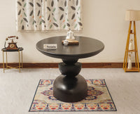 Telford Wooden Oval Dining Table Six Seater with Six Chairs Furniselan Black Finish