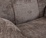 The Haven Set Cotton Chair with Ottoman - Dining Chair - Furniselan-Rose-brown
