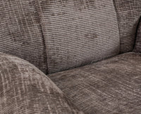 The Haven Set Cotton Chair with Ottoman - Dining Chair - Furniselan-Rose-brown