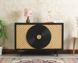 The Regal Solid Wood Rattan Sideboard Cabinet Two Doors