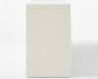 Tirana Solid Wood four Door Sideboard Furniselan - Milky-White