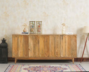 Tirupati Solid Wood Sideboard Cabinet Four Door