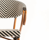 Tropika Curve Seat Outdoor Chair - Dining Chair - Furniselan - Dark-Walnut