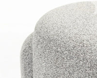 Tulsa Cotton Pouffe Stool Furniselan Cream White
