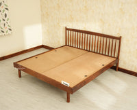 Tuscany Heritage Wooden Bed King Size Teak Finish
