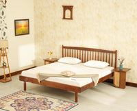 Tuscany Heritage Wooden Bed King Size Teak Finish