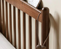 Tuscany Heritage Wooden Bed Queen Size Furniselan Teak Finish