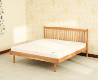 Tuscany Heritage Wooden Bed Queen Size Natural Finish