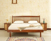 Tuscany Heritage Wooden Bed Queen Size Teak FinishFurniselan