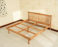 Tuscany Heritage Wooden Bed Queen Size Natural Finish