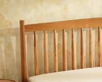 Tuscany Heritage Wooden Bed Queen Size Natural Finish