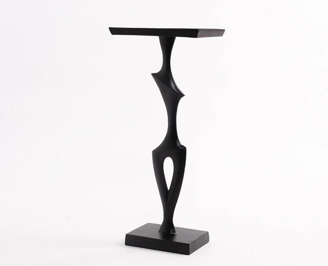 Twist Accent End Table Black