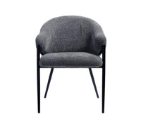 Vale Vibrance Dining Chair – Modern Upholstered Dining Chair for Home & Café Grey
