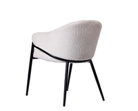 Vale Vibrance Dining Chair – Modern Upholstered Dining Chair for Home & Café White