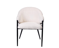 Vale Vibrance Dining Chair – Modern Upholstered Dining Chair for Home & Café White