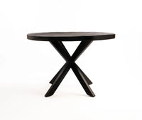 Valenza 4 Seater Dining Table Black