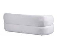 Velora Three Seater Sofa In Cotton Fabric - sofa - Furniselan - White