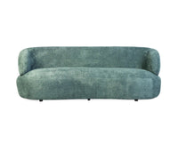 Velora Three Seater Sofa In Cotton Fabric - sofa - Furniselan - Green