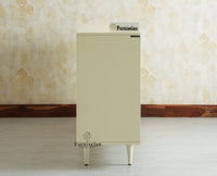 Verona Grid Wooden Large Sideboard Cabinet Four Doors Furniselan frosty white