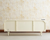 Verona Grid Wooden Tv Cabinet Media Unit Furniselan frosty white