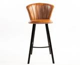 Vintage Luxe bar chair - Furniselan - Vegan-Leathre