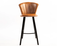 Vintage Luxe bar chair - Furniselan - Vegan-Leathre