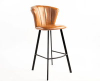 Vintage Luxe bar chair - Furniselan - Vegan-Leathre