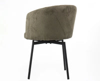 Vista Valley Vibrance Dining Chair – Modern Upholstered Dining Chair for Home & Café Sage green