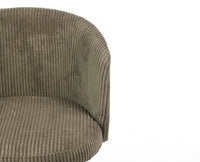 Vista Valley Vibrance Dining Chair – Modern Upholstered Dining Chair for Home & Café Sage green